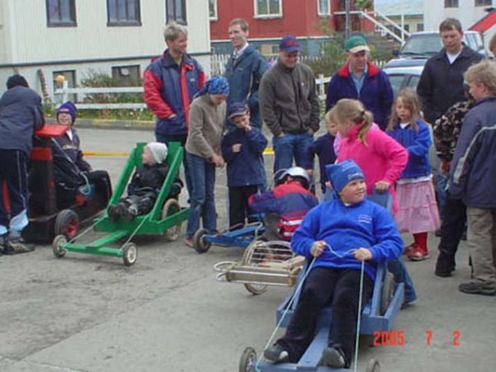Frá hamingjudeginum á Hólmavík í fyrra.