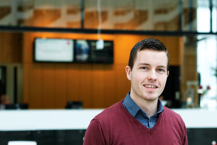 Daníel Agnarsson, nemi í tölvunarfræði.