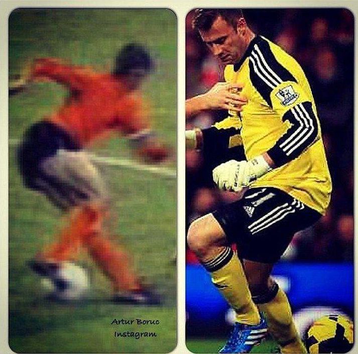 Instagram-myndin hans Boruc.