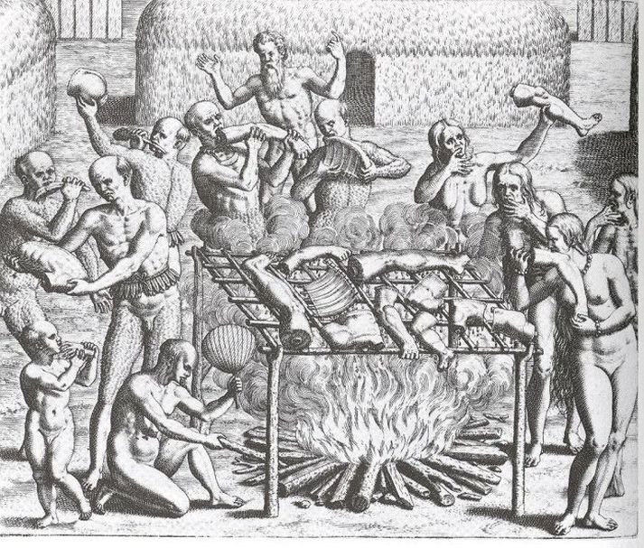 Aðeins 60 af um 300 voru á lífi í Jamestown þegar hjálp barst. Myndin tengist fréttinni ekki beint.