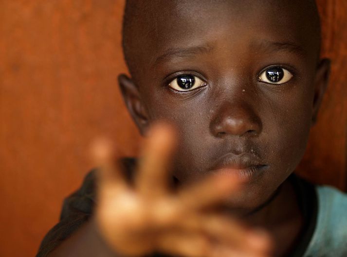 Barn í SOS barnaþorpi í Gulu, Úganda.