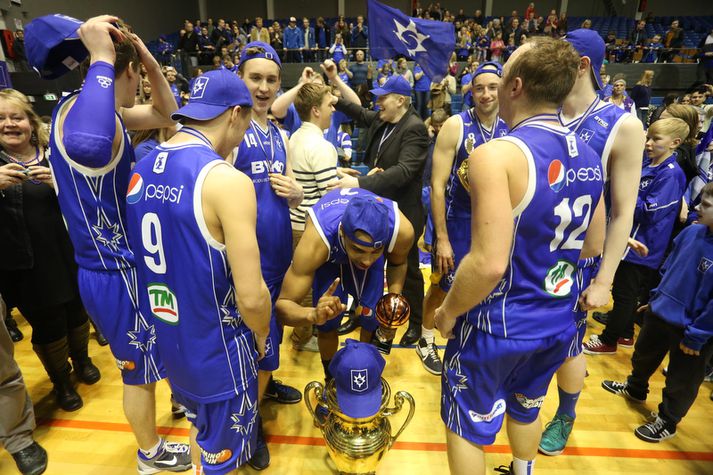 Stjörnumenn urðu bikarmeistarar í körfubolta í febrúar.