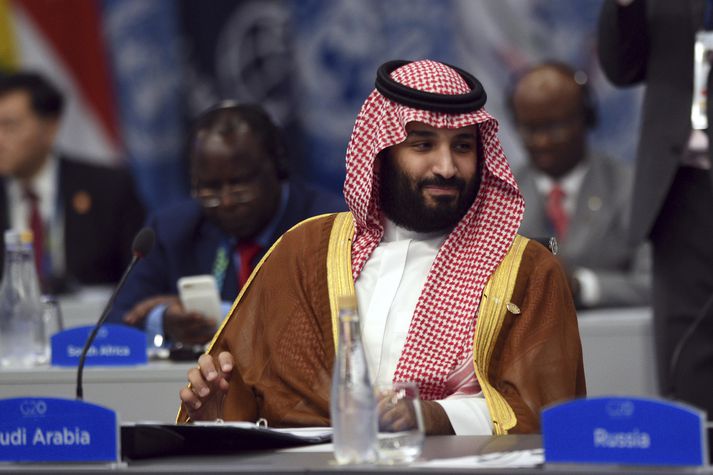 Mohammed bin Salman, krónprins Sádi-Arabíu.