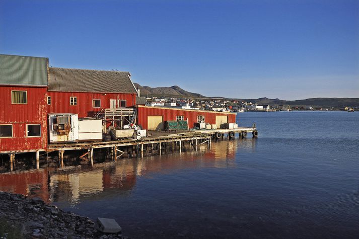 Mehamn er rólegur, lítill bær á norðurströnd Noregs. Nordicphotos/AFP