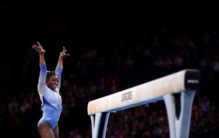 Simone Biles er einn ótrúlegasti íþróttamaður heims