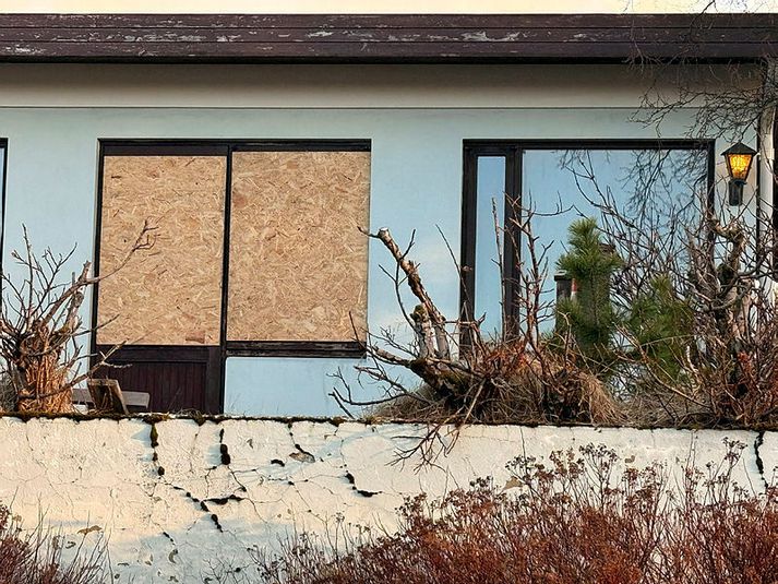 Húsið í Brúnastekk þangað sem slökkvilið hefur verið kallað út tvisvar á árinu sem er nýhafið.