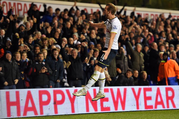 Harry Kane kom öllu að stað hjá Tottenham.