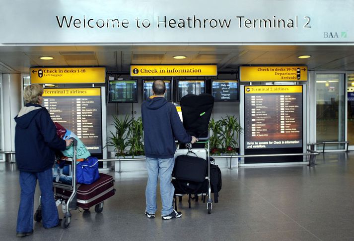 Frá Heathrowvelli.