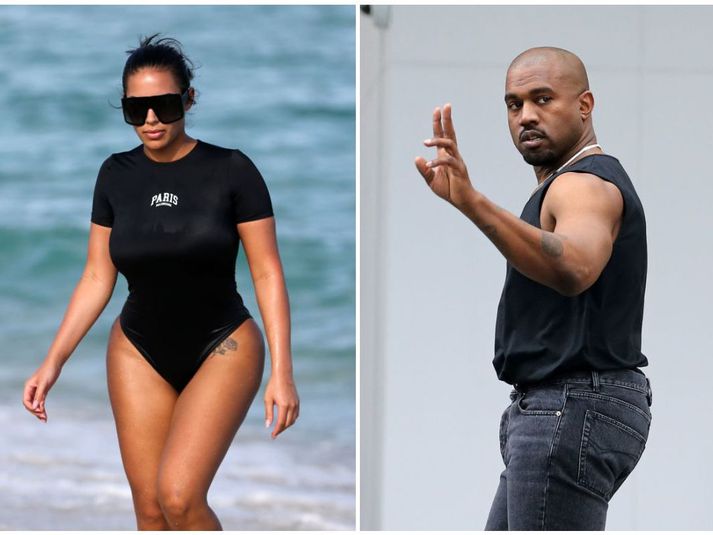 Chaney Jones, konan sem tónlistarmaðurinn Kanye West er orðaður við þessa dagana, er sögð skuggalega lík fyrrverandi eiginkonu West, Kim Kardashian.