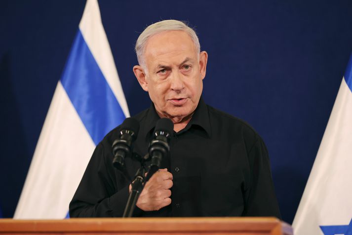 Benjamin Netanyahu, forsætisráðherra Ísrael, sakar Hezbollah um að hafa reynt að ráða sig af dögum.