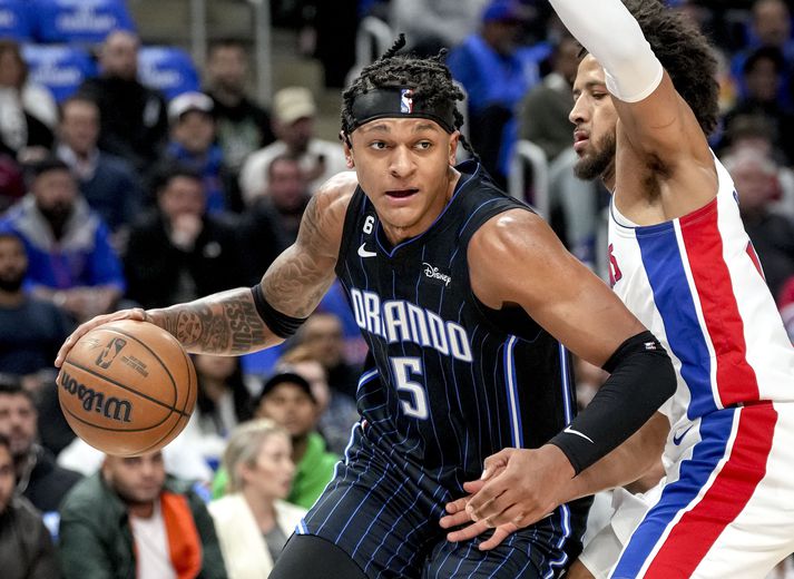 Paolo Banchero, leikmaður Orlando Magic, var stigahæstur Bandaríkjamanna í dag