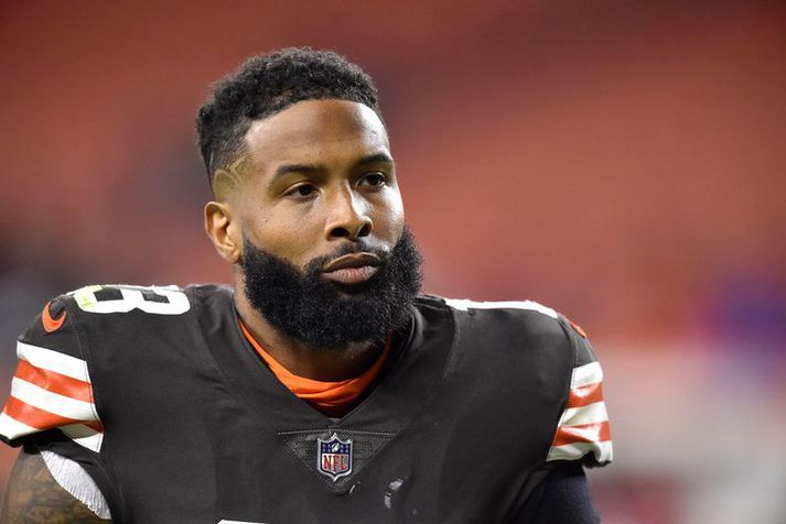 Odell Beckham Jr. hefur spilað sinn síðasta leik með Cleveland Browns í NFL deildinni.