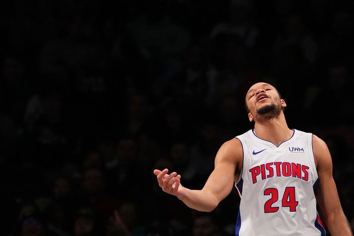 Leikmenn Detroit Pistons eru vafalaust orðnir þreyttir á því að tapa.