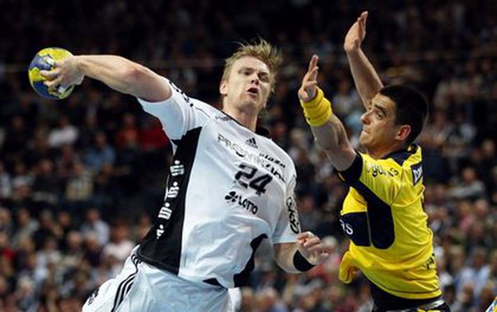 Aron Pálmarsson í leik með Kiel.