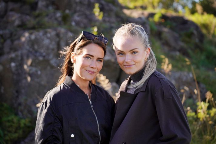 Ósk Gunnarsdóttir og Þórdís Ólöf Jónsdóttir eru spenntar fyrir helginni.