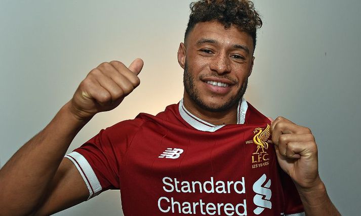 Alex Oxlade-Chamberlain í búningi Liverpool.
