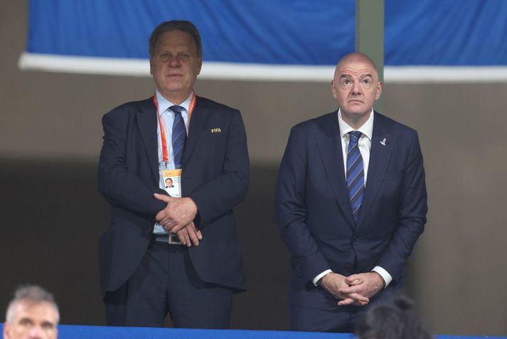 Gianni Infantino hefur verið forseti FIFA síðan að Sepp Blatter varð að segja af sér vegna hneykslis- og mútumála.