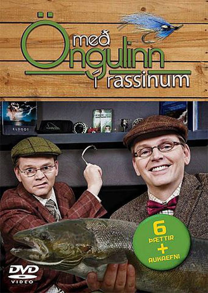 Mynddiskurinn Með öngulinn í rassinum. Gunnar Helgason. Ásmundur Helgason.