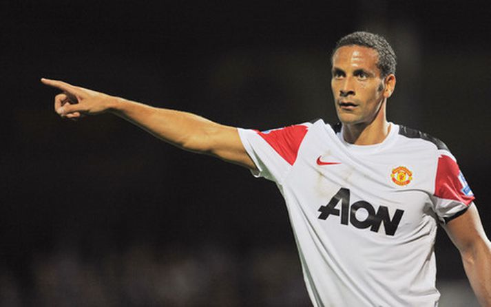 Rio Ferdinand í leiknum í gær.