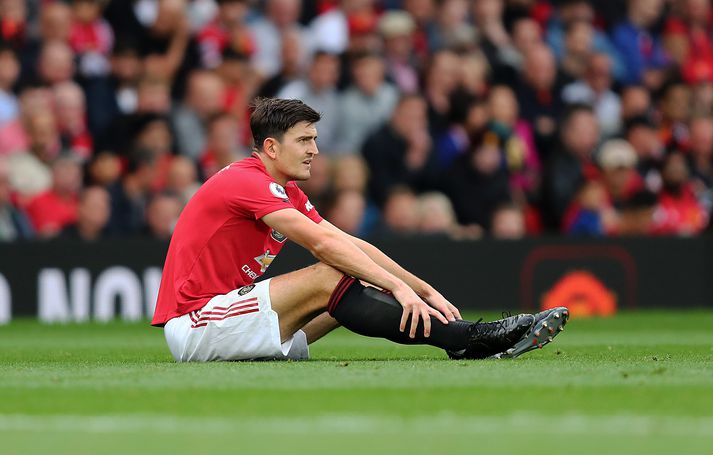 Harry Maguire í sínum fyrsta leik fyrir Man. Utd.