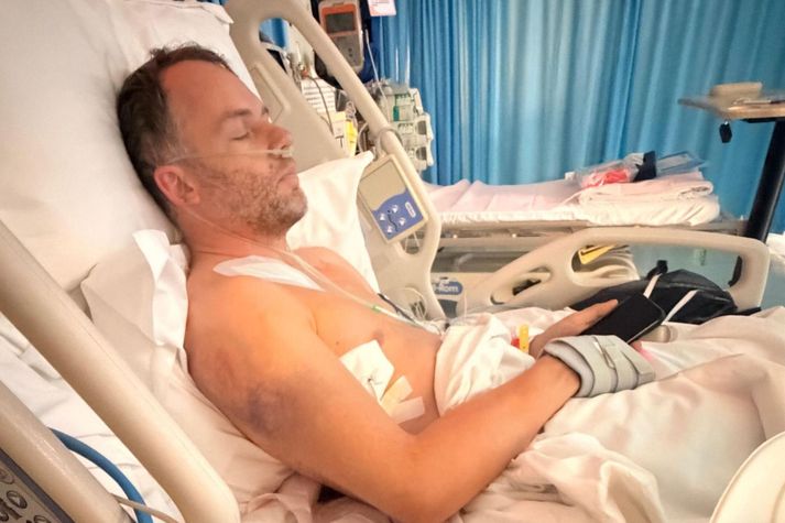 Ollie Millroy er enn á spítala eftir áreksturinn en hann er að jafna sig.