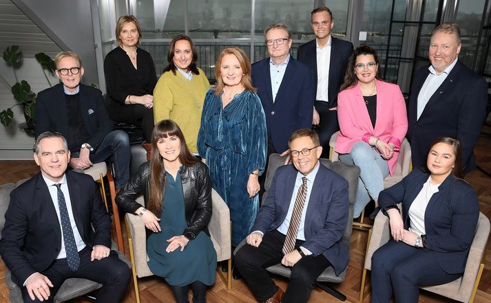 Efri röð: Örn, Kristín, Helga Ingólfsdóttir, Rósa, Magnús Ægir, Bjarni, Guðbjörg Oddný og Skarphéðinn Orri. Neðri röð: Þórður Heimir, Díana Björk, Kristinn og Helga Björg. Á myndina vantar: Hilmar og Lovísu Björgu.