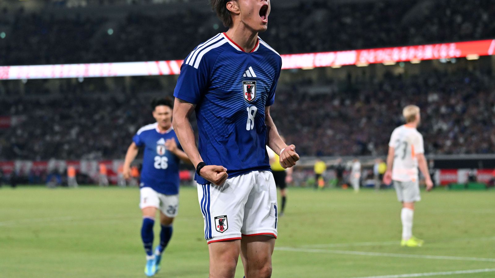 Japan - Ís­land 1-0 | Málning þornar