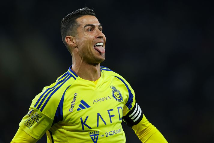 Cristiano Ronaldo hefur skorað næstum því hundrað mörk fyrir Al Nassr.