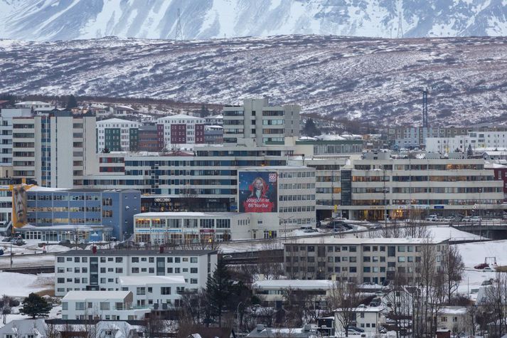 Bílveltan varð í Kópavogi.