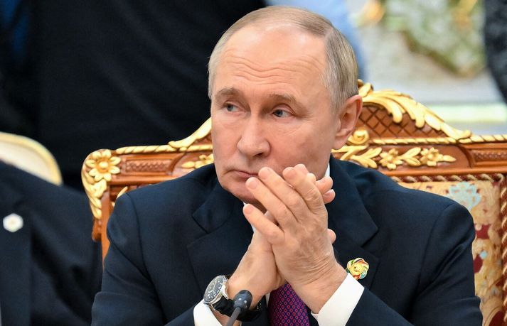 Vladimír Pútín, forseti Rússlands.