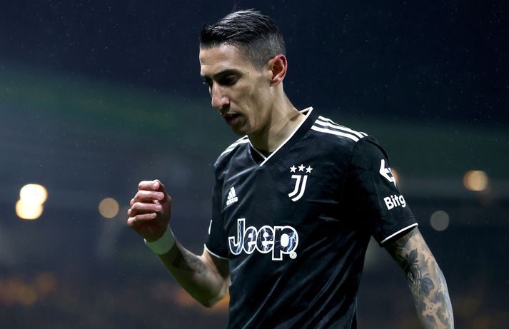 Ángel Di María var hetja Juventus í kvöld.