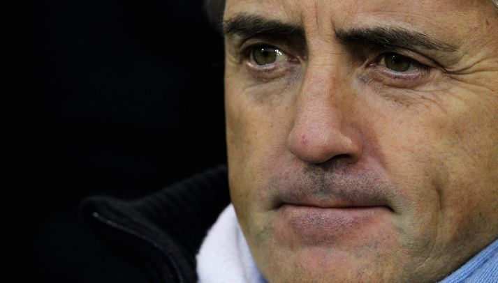 Roberto Mancini, stjóri Manchester City.