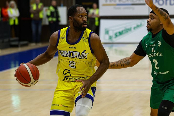 Jeremy Pargo var hetja Grindvíkinga í kvöld.
