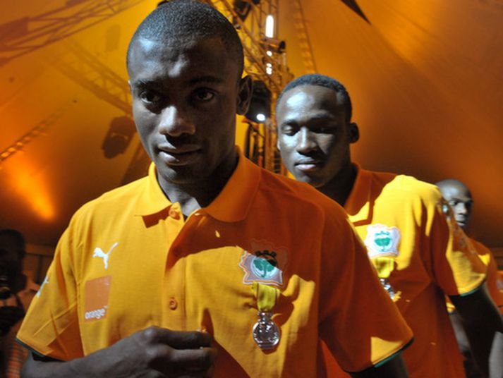 Salomon Kalou framherji Chelsea og landsliðs Fílabeinsstrandarinnar.
