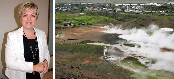 Aldís bæjarstjóri í Hveragerði mælir ekki gæði ferðamennsku út frá fjölda ferðamanna heldur út frá því hversu mikið þeir skilja eftir sig.