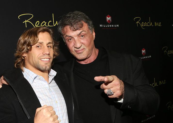 Sly ásamt Urijah Faber.