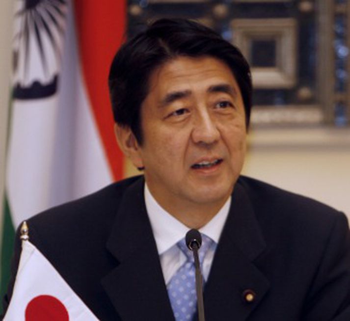 Shinzo Abe, forsætisráðherra Japans.
