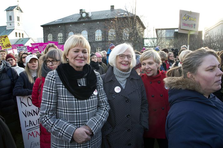 Oddný Harðardóttir og Jóhanna Sigurðardóttir, báðar fyrrverandi formenn Samfylkingarinnar. Sigríður Ingibjörg Ingadóttir, fráfarandi þingmaður flokksins, bauð sig fram á móti Árna Páli Árnasyni daginn fyrir formannskjör í fyrra en hann hafði betur með einu atkvæði.