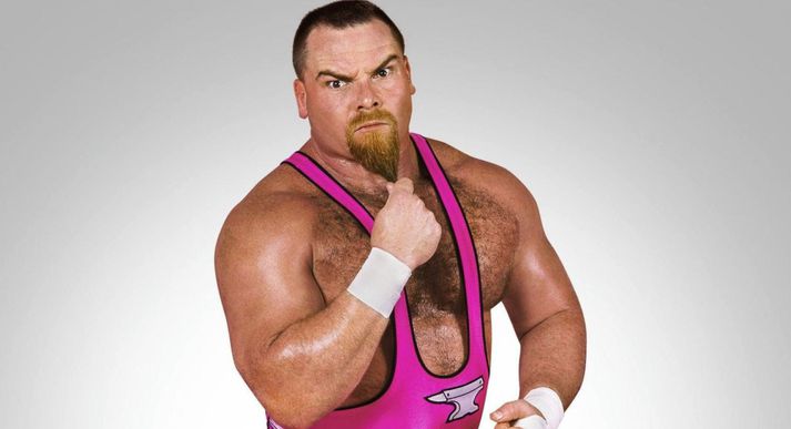 Jim Neidhart var einn þekktasti fjölbragðaglímukappi níunda áratugarins.