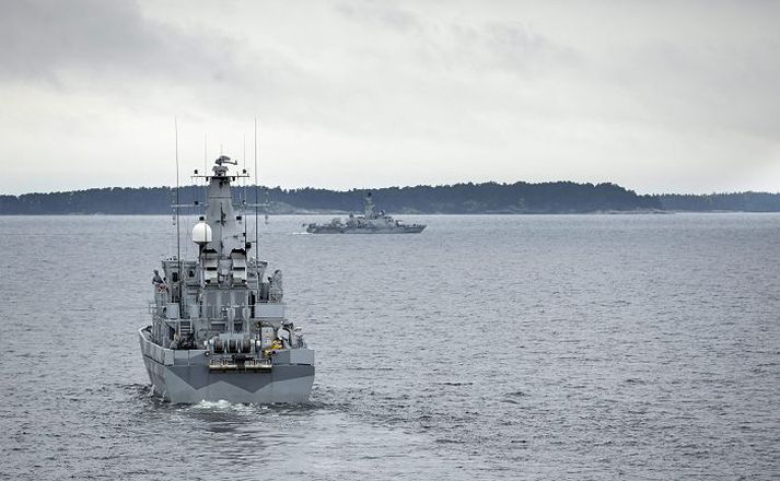 Rússneskur kafbátur fannst við strendur Svíþjóðar í október árið 2014.