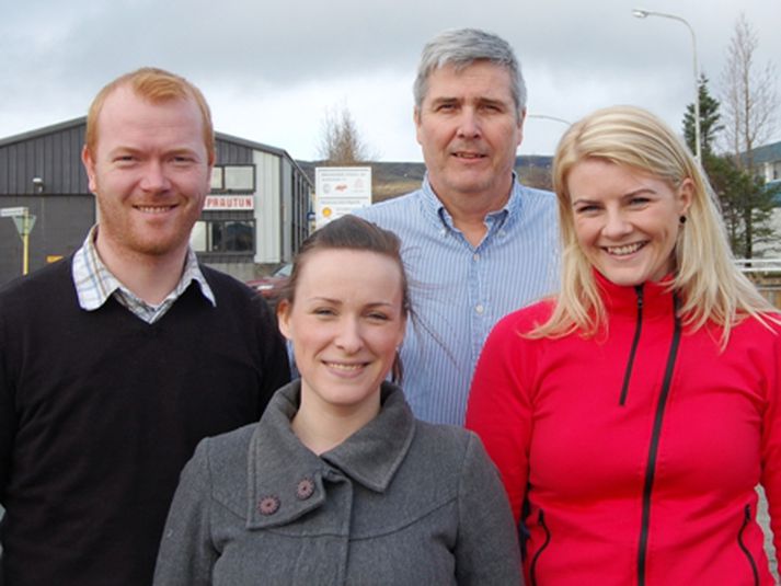Njörður, Halldóra, Róbert og Jóhanna Ýr.
