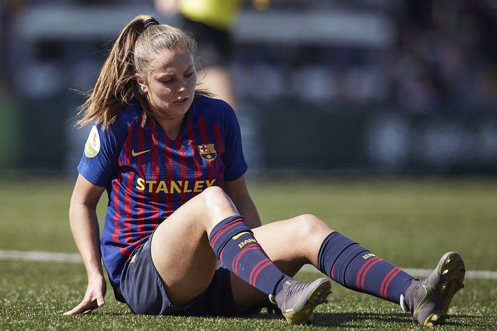 Lieke Martens í leik með Barcelona.