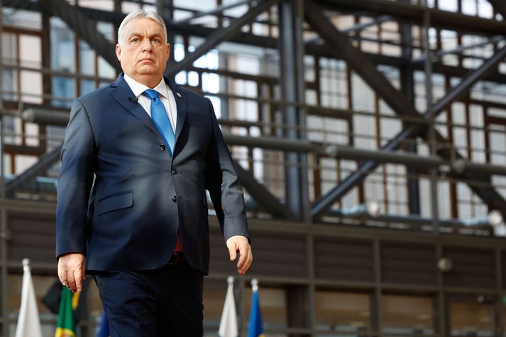 Viktor Orbán háir harða baráttu til að halda í völdin í Ungverjalandi. Hann hefur beitt sér af aukinni hörku gegn Úkraínu í kosningabaráttunni fyrir kosningar sem fara fram 12. apríl.