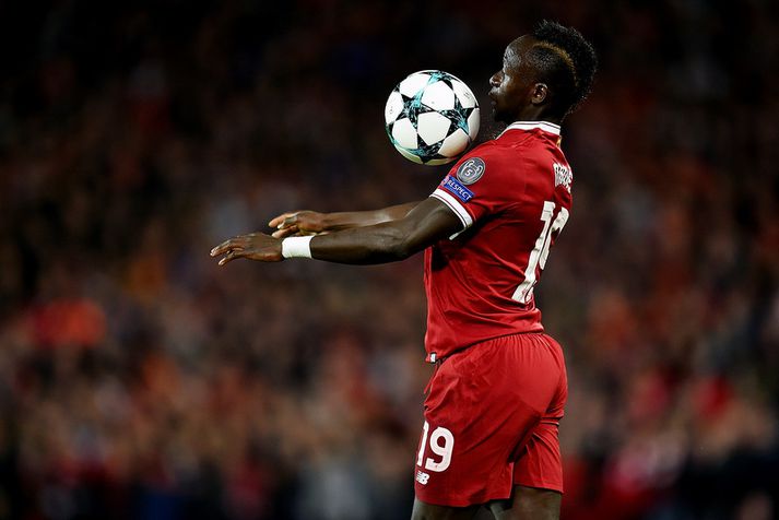 Sadio Mané í leik með Liverpool.