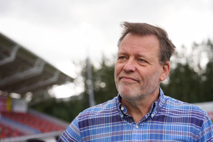 Sverrir Geirdal, varaformaður knattspyrnudeildar Víkings, hefur engar áhyggjur af látum í stúkunni á leiknum í kvöld. 