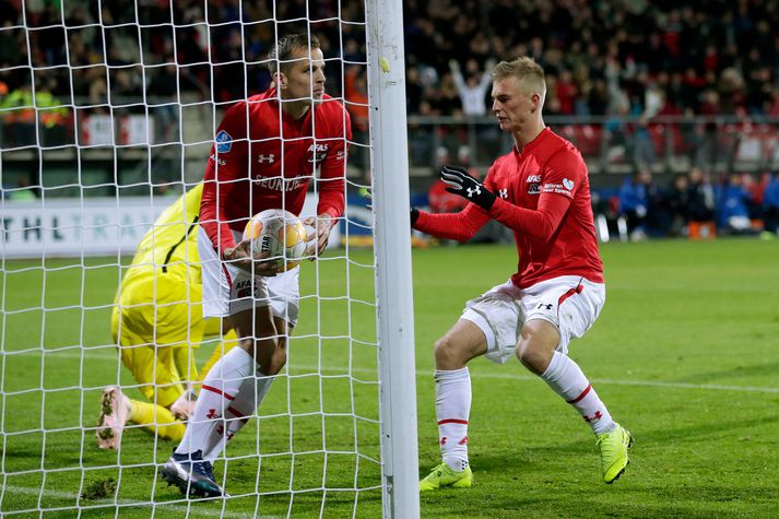Albert fagnar marikinu í kvöld.