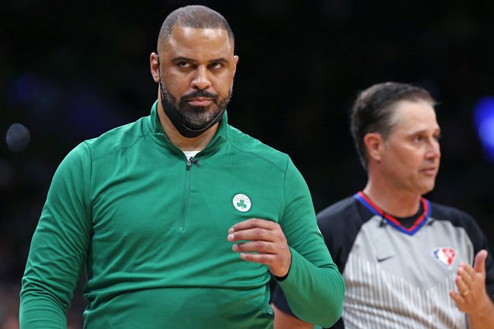 Framtíð Imes Udoka hjá Boston Celtics er í óvissu.