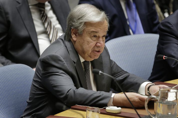 Antonio Guterres, framkvæmdastjóri Sameinuðu þjóðanna.