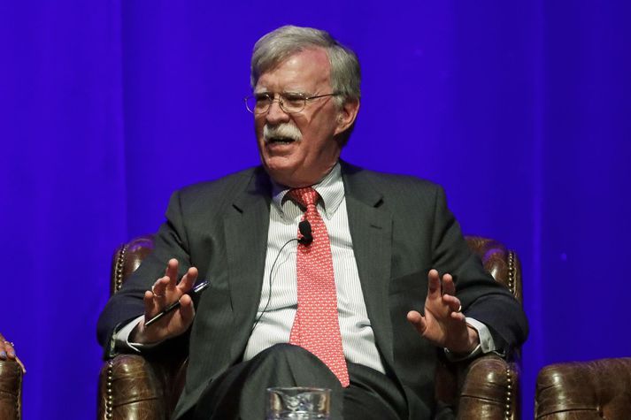 John Bolton deildi oft vioð Trupm þegar hann var þjóðaröryggisráðgjafi Hvíta hússins.