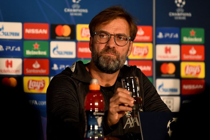 Jürgen Klopp var ekki sáttur með þýðingu túlksins.